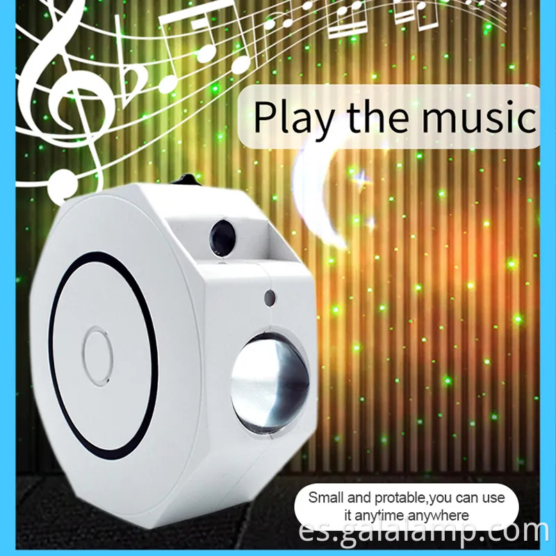 Venta caliente nueva luz de proyección LED USB Smart Bt Small Night Light Sleeping Starlight